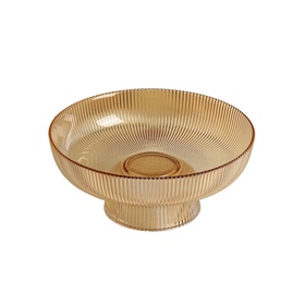 PUCHIKA 圆形果盘 琥珀色 单独发货